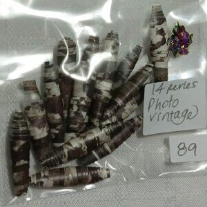 One-of-a-kind handmade/hand rolled paper beads/jewelry making/craft supplies/DIY